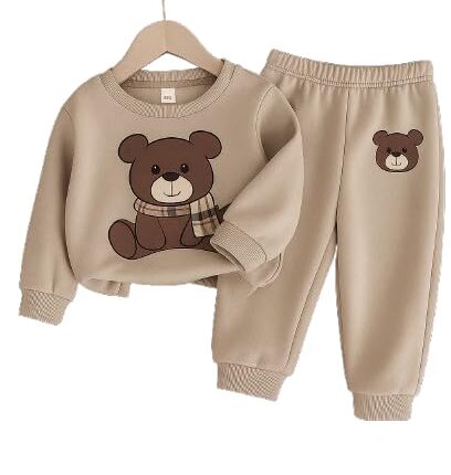 Trendy Printed Hoodie T-Shirt & Jogger Track Pant Clothing Set for Boys