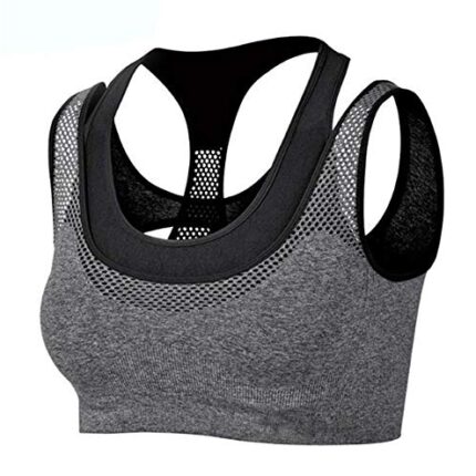 Women's Nylon,Spandex Solid Sport Bra