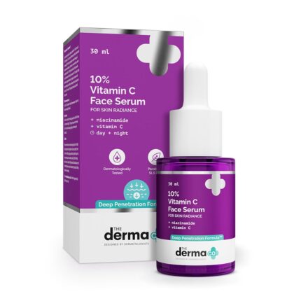 The Derma Co 10% Vitamin C Face Serum with 5% Niacinamide -30 ml.