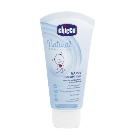 Chicco 4 in1 Natural Sensation Nappy Cream (Blue, 150ml)