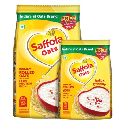 Saffola Oats - 1kg with 300g Free