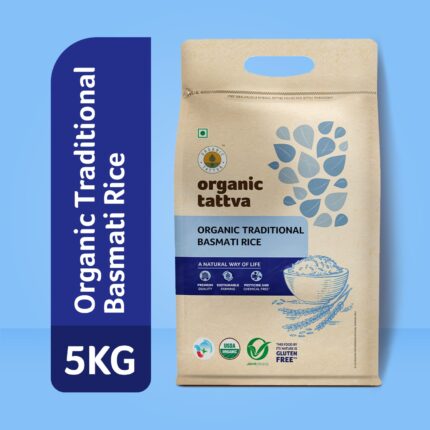Organic Tattva Traditional Basmati Rice - 5Kg
