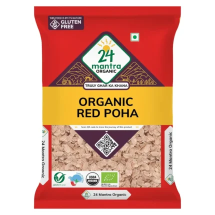 24 Mantra Organic Red Poha - 500gms