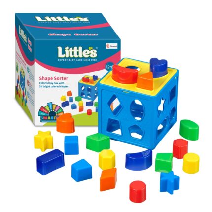 Little's Shape Sorter Cube 24 Multi-Color Shapes