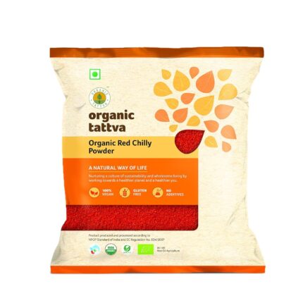 Organic Tattva Dried Red Chilli Powder, 100 Gm