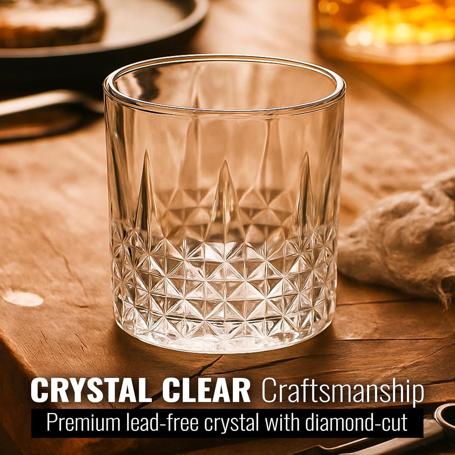 Whiskey Glass Tumbler Set