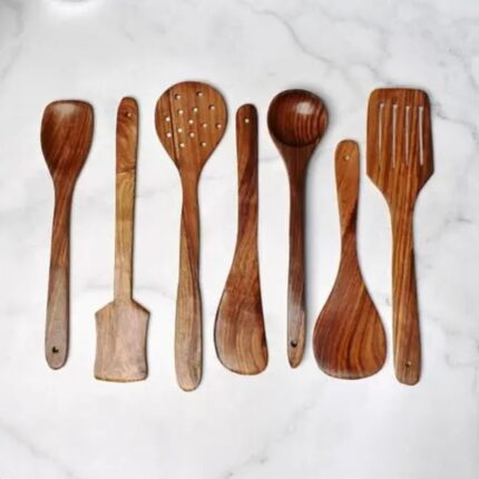 Wooden Spoon Set For Cooking Spoon Set Of 7