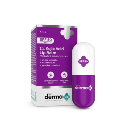 The Derma Co 1% Kojic Acid Lip Balm with SPF 50 PA - 4.5 g
