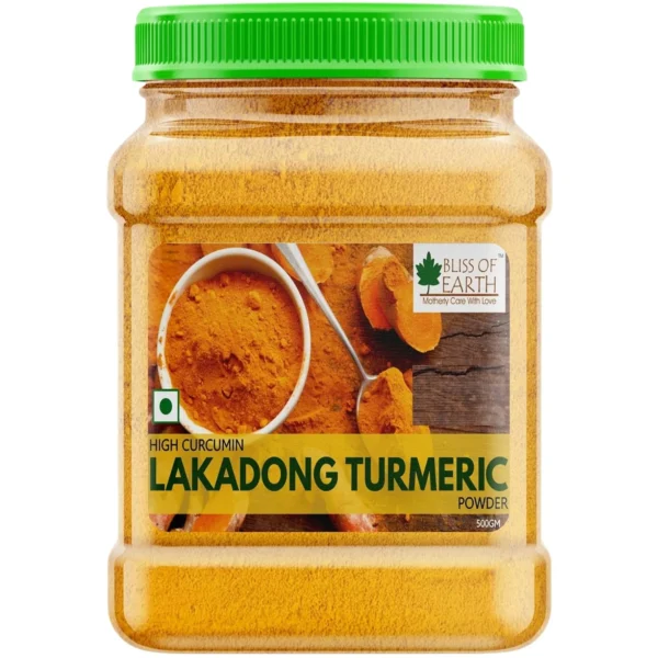 Bliss of Earth Lakadong Turmeric Powder - 500gm